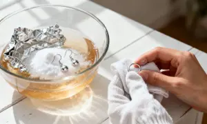 Jak czyścić srebro z kamieniami? Bezpieczne domowe sposoby