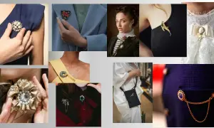 Inspiracje: broszka jak nosić na sukience, płaszczu, bluzce, a nawet torebce. Różnorodne wzory i materiały.