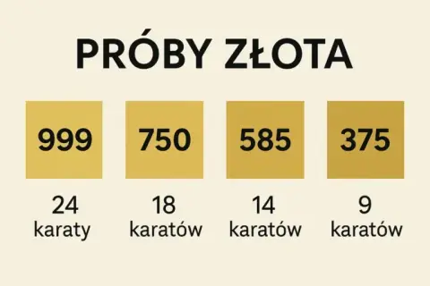 Złoto próby 583: Ile karatów ma? Sekret 14K i porównanie z 585