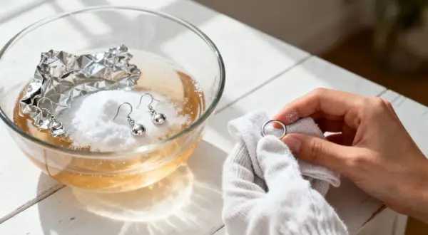 Jak czyścić srebro z kamieniami? Bezpieczne domowe sposoby