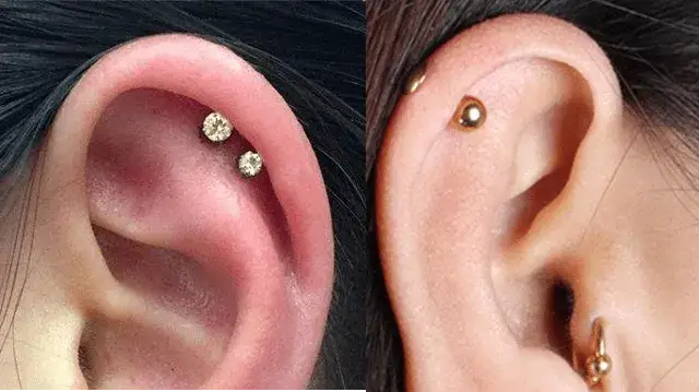 różnice płatek ucha a chrząstka piercing